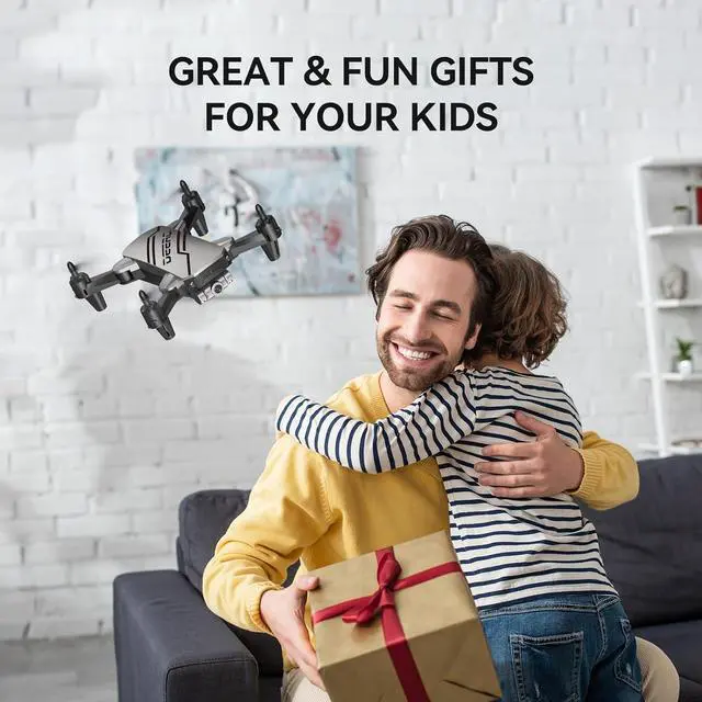 Alt view image 2 of 7 - DEERC D20 Mini Drone Foldable for Kids with 720P HD FPV Camera Remote Control Toys Gifts for Boys Girls with Tap Fly,Auto Hover,Voice/Gesture Control,Speed Adjustment,2 Batteries,3D Flip