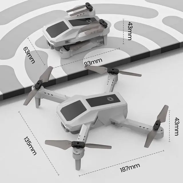 Alt view image 7 of 7 - Holy Stone Drone with Camera for Kids, HS430 FPV HD 1080P Video Drones for Adults Beginner, Foldable Hobby RC Quadcopter, Toys Gifts with Circle Fly, Throw to Go, 3 Batteries 39 Mins Long Flight Time