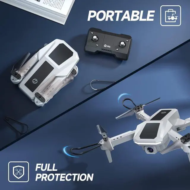 Alt view image 5 of 7 - Holy Stone Drone with Camera for Kids, HS430 FPV HD 1080P Video Drones for Adults Beginner, Foldable Hobby RC Quadcopter, Toys Gifts with Circle Fly, Throw to Go, 3 Batteries 39 Mins Long Flight Time