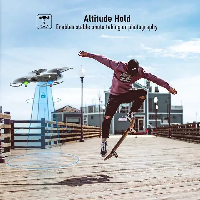 Alt view image 5 of 7 - FERIETELF T26 Drone for Adults with 1080P HD Camera, FPV Drone Live Video, RC Drone with 24mins Flight/Altitude Hold/Headless Mode/Gravity Sensor for Kids Beginners