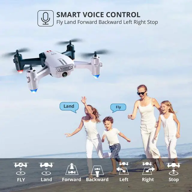 Alt view image 7 of 7 - 4DRC V5 Mini Drone with 720P Camera for Kids,RC Helicopter with Altitude Hold and Headless Mode,Quadcopter with Neno Lights,Propeller Full Protect and 3PCS Batteries,Kids Toys for Boys Girls