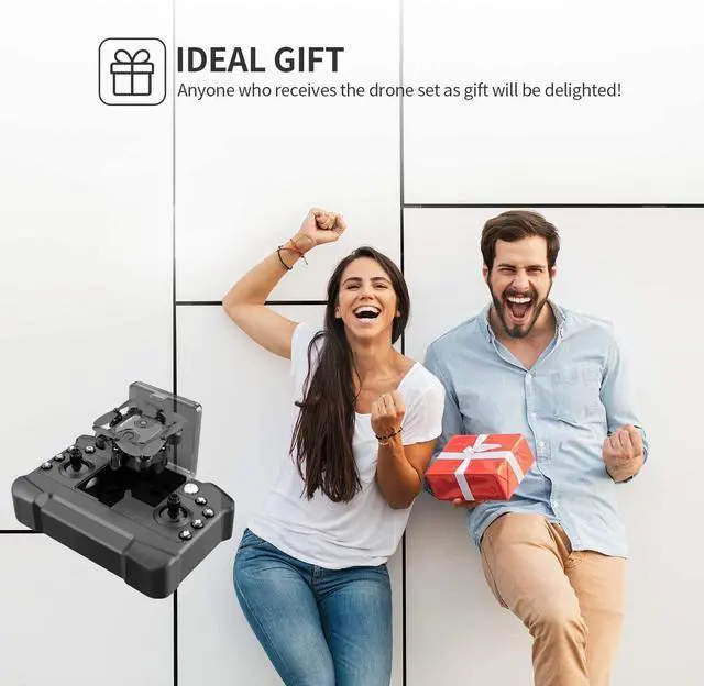 Alt view image 5 of 7 - Mini Drone for Kids Toys,Pocket RC Quadcopter for Beginners Gift,Easy Fly Gift for Boys Girls,3 Batteries,Altitude Hold, Headless Mode, 3D Flips, One Key Return,Gift for Boys Girls,Black