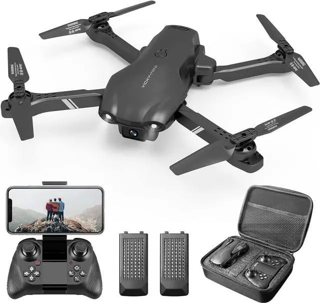 Main image of 4DRC V13 Drone with 1080P HD FPV Camera for kids Adults, Foldable Mini RC Quadcopter for Beginners Toys Gifts,Waypoint, Functions, Headless Mode,Altitude Hold,Gesture Selfie,3D Flips,Black
