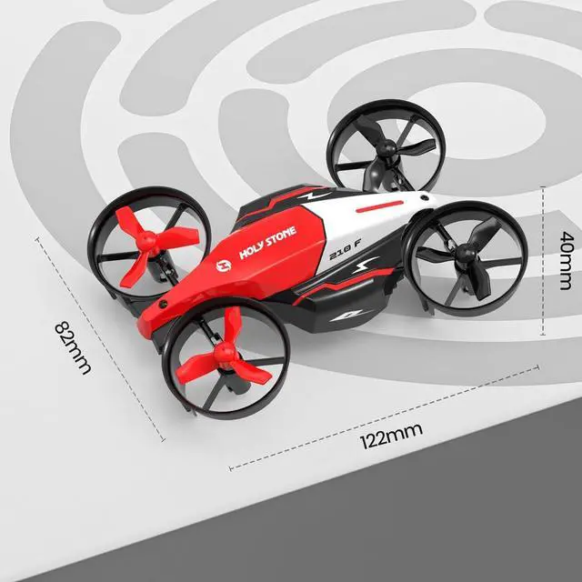 Alt view image 7 of 7 - Holy Stone 2 In 1 Mini Drone, Drones for Kids with Race & Fly Mode, RC Helicopter Quadcopter Plane HS210F with Modular Battery, Altitude Hold, 3D Flip, Easy to Fly, Racing Drones Toy Gift for Boys Gir
