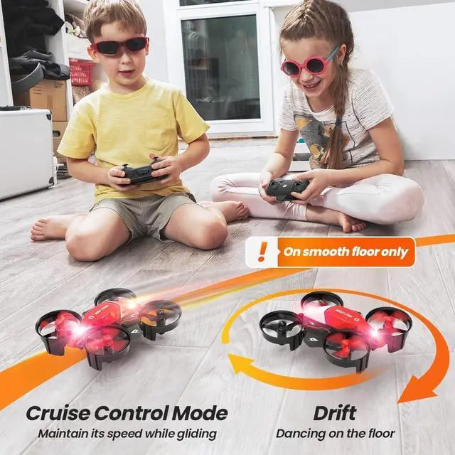 Alt view image 3 of 7 - Holy Stone 2 In 1 Mini Drone, Drones for Kids with Race & Fly Mode, RC Helicopter Quadcopter Plane HS210F with Modular Battery, Altitude Hold, 3D Flip, Easy to Fly, Racing Drones Toy Gift for Boys Gir