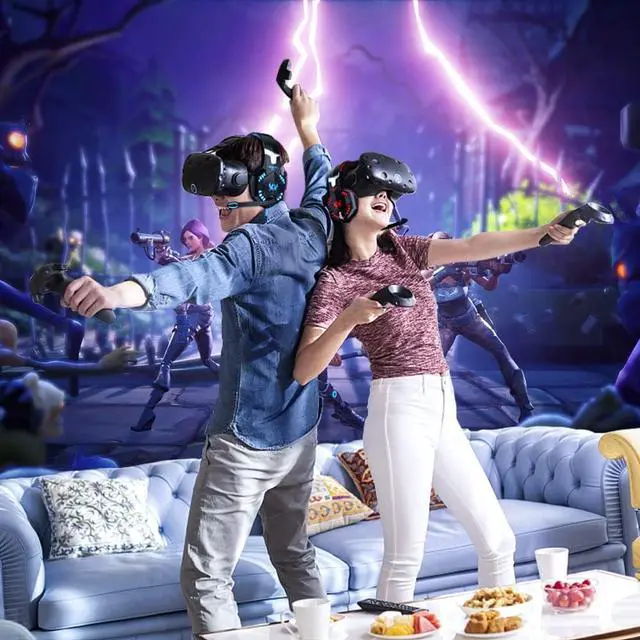 Alt view image 7 of 7 - VersionTECH. Gaming Headset for PS4 / PS5 Xbox One PC, G2000 Gaming Headphones with Mic, LED Lights, Noise Reduction, Stereo Bass Surround for Laptop, Mac, Tablet, Mobile Games