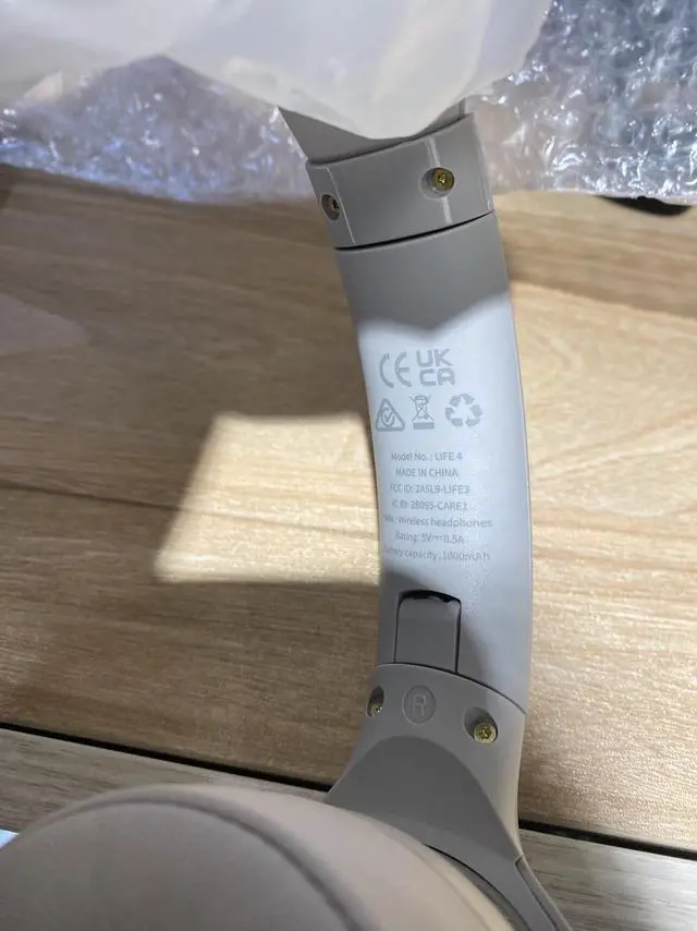 Alt view image 5 of 7 - DOQAUS Wireless Over Ear Bluetooth Headphones, 90H Playtime and 3 EQ Modes Wireless Headphones with HD Mic, HiFi Stereo Sound, Deep Bass, Foldable Wireless Headset for Home Travel Office(Light Gray)