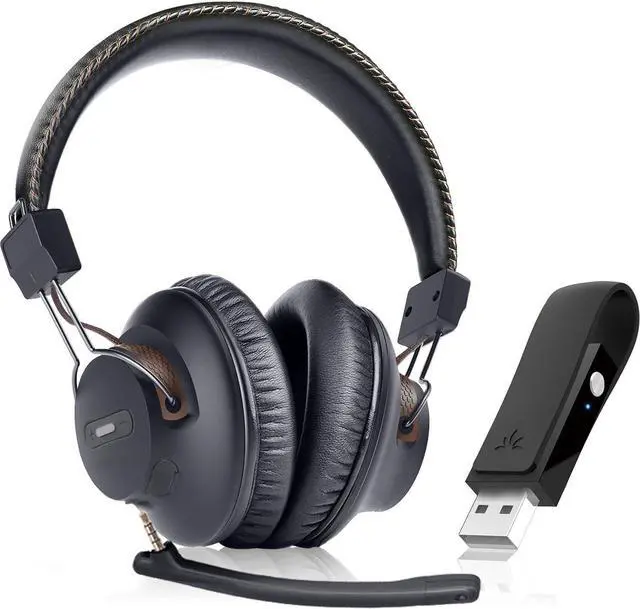 Main image of Avantree DG59M - Bluetooth Headphones with Mic for PS5 & PS4, Wireless Headset with USB Adapter for PC, Laptop, Computer, Gaming & Working from Home, Support in-Game Audio, 40hrs Play Time