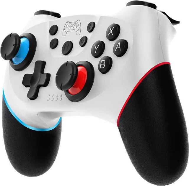 Main image of [2024 New Version] Switch Controller, Wireless Pro Controller Switch Lite, Switch Remote Controller Gamepad Joystick, Turbo and Dual Vibration (White)