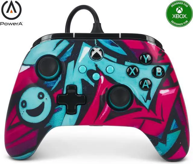 Main image of PowerA Advantage Wired Controller for Xbox Series X|S - Wild Style, gamepad, wired video game controller, gaming controller, Xbox Series X|S