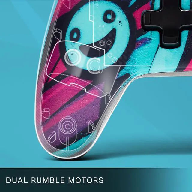 Alt view image 5 of 7 - PowerA Advantage Wired Controller for Xbox Series X|S - Wild Style, gamepad, wired video game controller, gaming controller, Xbox Series X|S