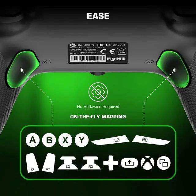 Alt view image 2 of 7 - GameSir G7 Wired Controller for Xbox Series X|S, Xbox One and Windows 10/11 - PC Gaming Gamepad with 3.5mm Audio Jack (2 Swappable Faceplates)
