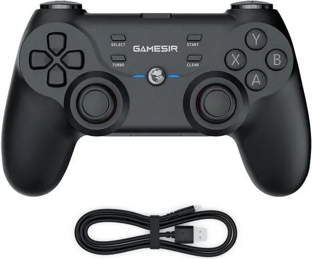 Main image of GameSir T3 2.4G Wireless PC Game Controller for Android TV Box/Windows PC 7/10, Wired Controller with Dual Vibration Gamepad Joystick, 400mAh Li-ion Battery, Linear Trigger Buttons Compatible with And