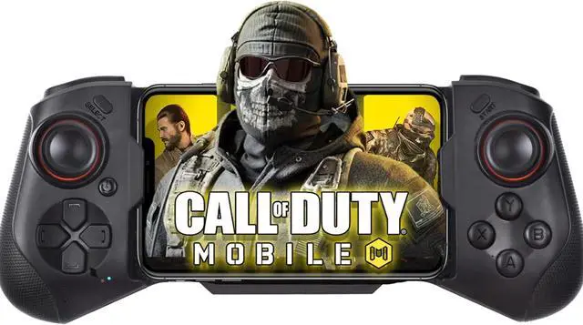 Main image of Megadream Mobile Gaming Controller for iPhone iOS Android PC Wireless Gamepad Joystick for iPhone 15/14/12/11, iPad, MacBook, Samsung Galaxy S22/S21/S20, TCL, Tablet, PC - 18+ Hour Battery Life - COD