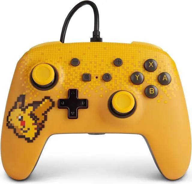 Main image of PowerA Pokémon Enhanced Wired Controller for Nintendo Switch - Pixel Pikachu, gamepad, wired video game controller, gaming controller - Wired Controller Edition