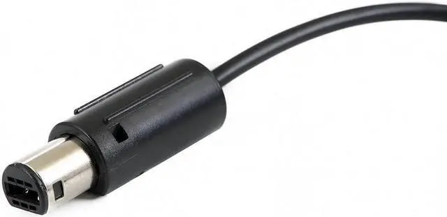 Alt view image 3 of 4 - QUMOX 2 X black wired classic controller joypad gamepad for Ntdo game-cube gc & wii