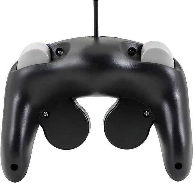 Alt view image 2 of 4 - QUMOX 2 X black wired classic controller joypad gamepad for Ntdo game-cube gc & wii