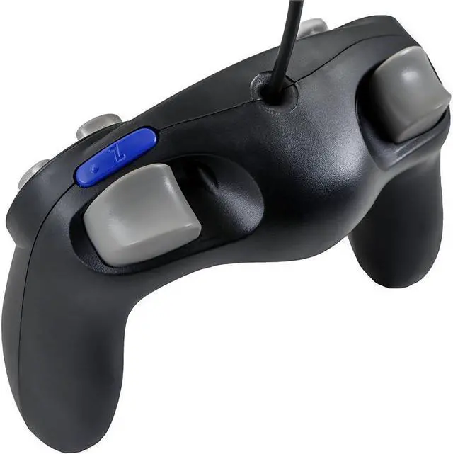 Alt view image 4 of 4 - QUMOX 2 X black wired classic controller joypad gamepad for Ntdo game-cube gc & wii