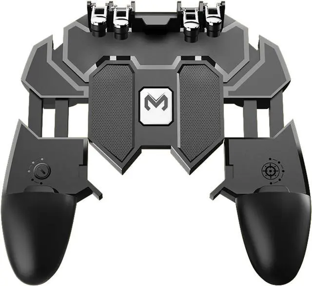 Alt view image 2 of 7 - Newseego Mobile Game Controller, [Upgrade] Phone Controller Gamepad with L1R1 6 Fingers Trigger for Shooter Sensitive and Aim Trigger Controller for Android & iOS for Knives Out