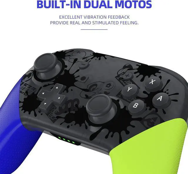 Alt view image 2 of 7 - Switch Controller for Nintendo Switch, Wireless Switch Pro Controllers Compatible with Switch, Remote Joystick Gamepad Support Vibration/Screenshot/Wake Up