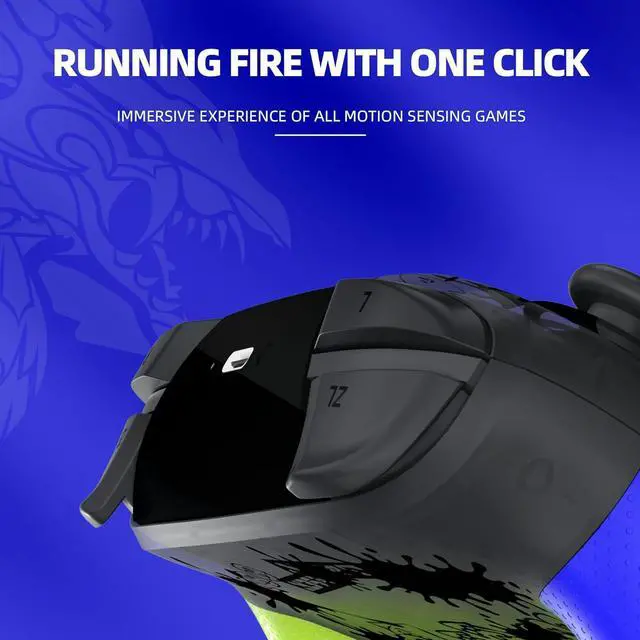 Alt view image 3 of 7 - Switch Controller for Nintendo Switch, Wireless Switch Pro Controllers Compatible with Switch, Remote Joystick Gamepad Support Vibration/Screenshot/Wake Up