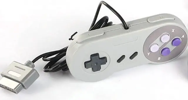 Alt view image 3 of 3 - 2 Packs Replacement Controller Gamepad for SNES, Game Controller for Original Super Nintendo Game Entertainment System