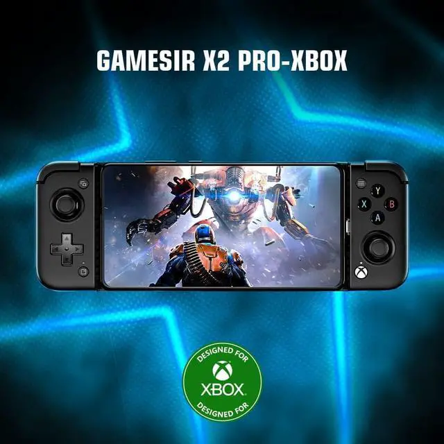 Main image of GameSir X2 Pro Mobile Gaming Controller for Android Support Xbox Cloud Gaming, Stadia, Luna, Android Controller with Mappable Back Buttons, Detachable ABXY Buttons [1 Month Xbox Game Pass Ultimate]