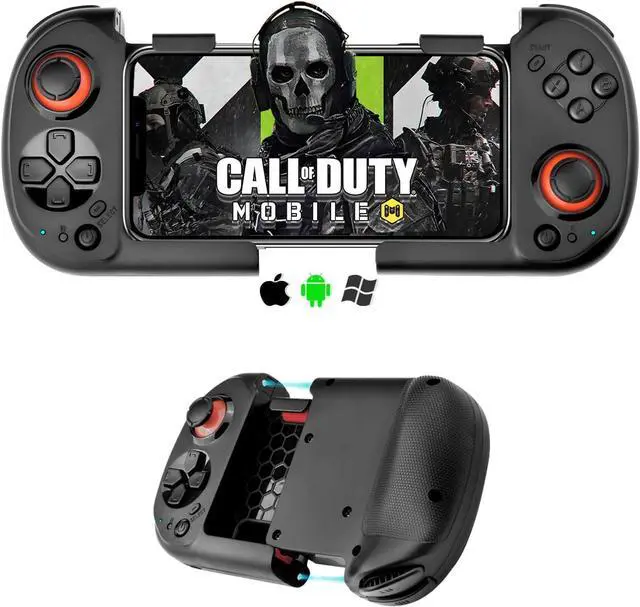 Main image of Joso Mobile Gaming Controller for iPhone, Android, Direct Play, Portable Bluetooth Mini Controller Gamepad Joystick with Magnetic Storage for iPhone 14 13 12 Pro Max, Galaxy S23 S22 S21 Ultra, COD