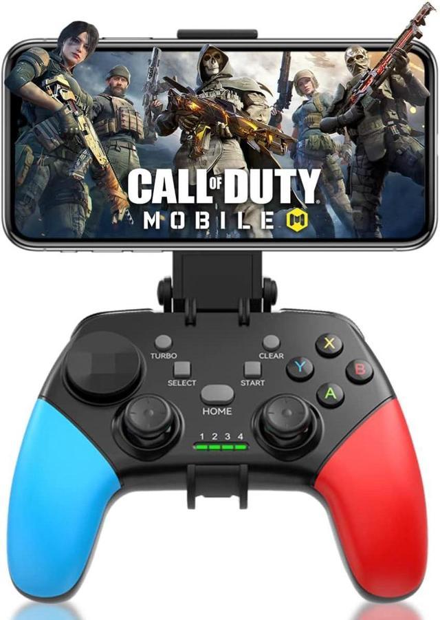arVin Game Controller for iPhone/iOS/Android/PC/Steam Deck with Phone  Holder, Turbo, Wireless Gamepad Joystick for iPhone