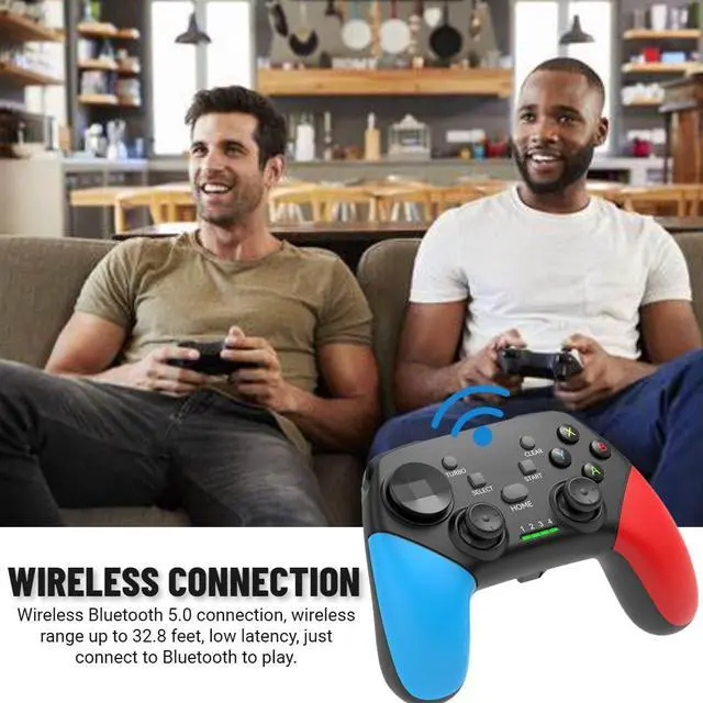 Alt view image 7 of 7 - arVin Game Controller for iPhone/iOS/Android/PC/Steam Deck with Phone Holder, Turbo, Wireless Gamepad Joystick for iPhone 14/13/12/iPad/MacBook/Samsung Galaxy/Tablet, Call of Duty, Apex -Direct Play