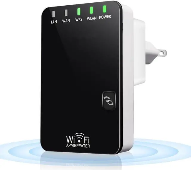 Main image of WiFi Extender, 300Mbps WiFi Booster/WiFi Range Extender, 2.4GHz Wireless WiFi Extenders Signal Booster for Home, WiFi Repeater with Ethernet Ports, Covers up to 2500 Sq.ft