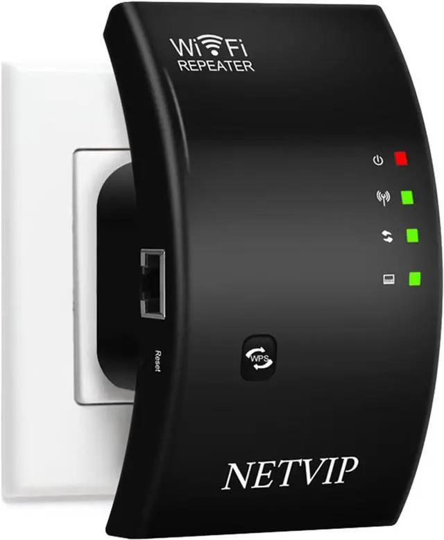 Main image of WiFi Extender Signal Booster, 300Mbps 2.4GHz High Speed Compact Wireless Repeater for Home, Coverage up to 2000sq.ft & 35 Devices, WPS, Internet Booster with Ethernet Port Works with All Router