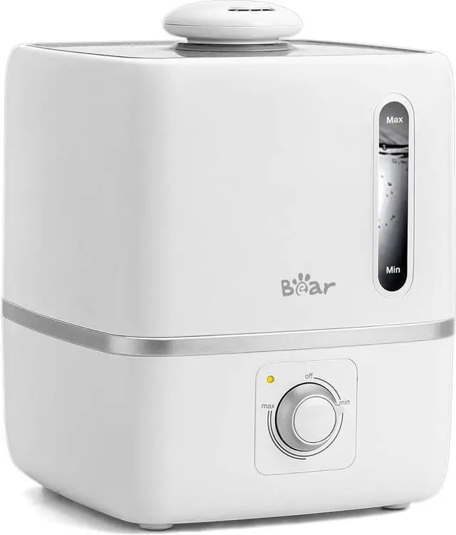 Main image of Humidifiers for Bedroom, 3L Quiet Cool Mist Humidifier with 360° Nozzle, Essential Oil Diffuser, Rapid Ultrasonic Humidifier for Baby Nursery and Plant, Auto Shut-Off, 25H Work Time, White