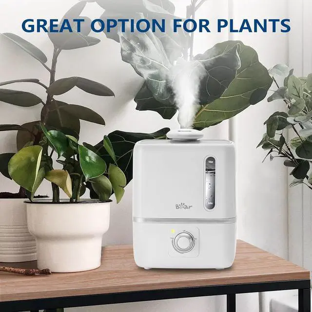 Alt view image 3 of 7 - Humidifiers for Bedroom, 3L Quiet Cool Mist Humidifier with 360° Nozzle, Essential Oil Diffuser, Rapid Ultrasonic Humidifier for Baby Nursery and Plant, Auto Shut-Off, 25H Work Time, White