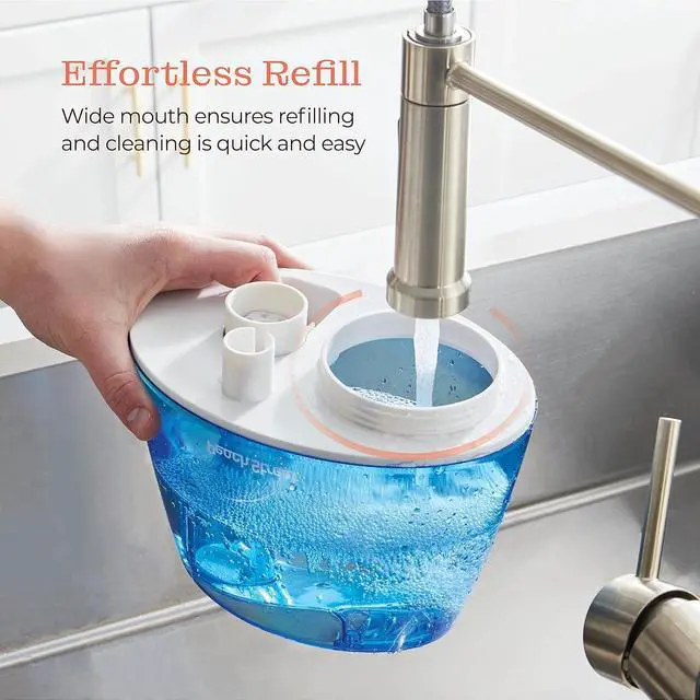 Alt view image 2 of 7 - Cool Mist Humidifiers for Bedroom - 2.2L Water Tank, Baby, Office, Quiet Ultrasonic Air Vaporizer, Adjustable Mist Level, 360 Nozzle Rotation, Auto-Shut Off, Large Area Humidifier Easy Fill and Clean