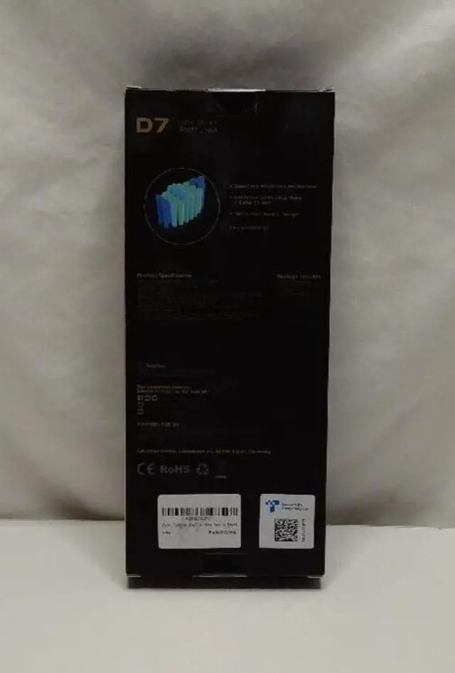 Alt view image 6 of 6 - Fairywill D7 Electric Toothbrush with 4 Brush Heads in Black New