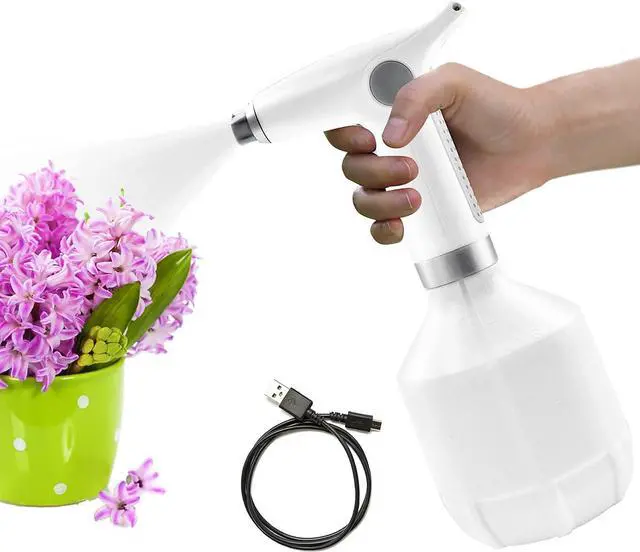 Main image of Electric Spray Bottle, LAWNFUL Plant Spray 0.26 Gallon with Adjustable Nozzle for Garden, Indoor and Outdoor Plant, Also Works as Automatic Sprayer Mister to Contain Alcohol for House Cleaning