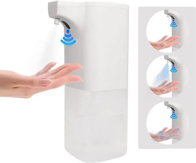 Main image of Touchless Alcohol Spray Dispenser, Automatic Sanitizer Dispenser, Infrared Induction Non-Contact Sprayer Bottles, 350ml Touchless Automatic Alcohol Sanitizer Dispenser for Home Kitchen Bathroom Offic