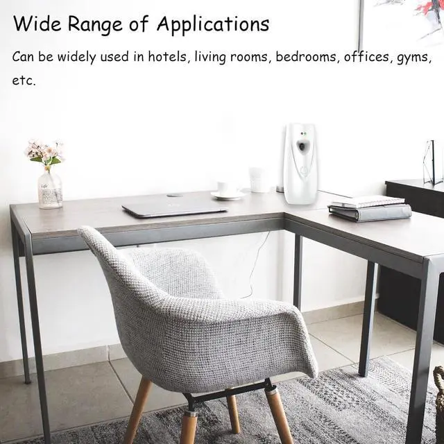 Alt view image 4 of 6 - Automatic Air Freshener Dispenser, Wall Mounted/Standing Air Freshener Spray Dispenser, Aerosol Fragrance Dispenser is Suitable for Hotel, Bedroom, Bathroom,Office, Commercial Place