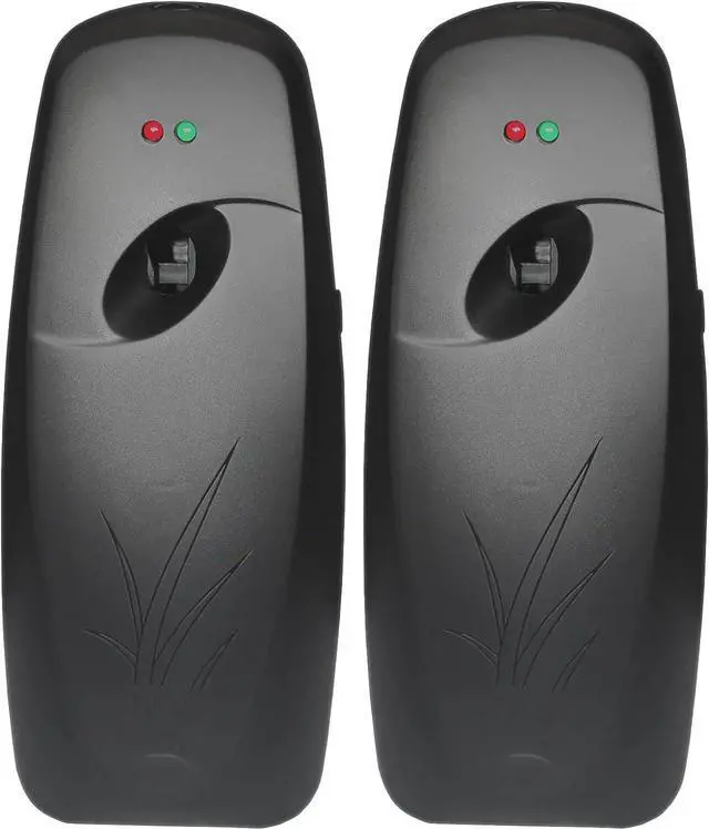 Main image of Automatic Air Freshener Spray Dispenser (2-Pack) ,Free Standing or Wall Mounted Automatic Aerosol Spray Dispenser Adjustable Aromatherapy Machines for Bedrooms, Bathrooms,Offices, Hotels (Black)