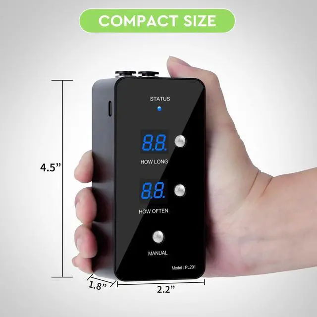 Alt view image 5 of 7 - Reptile Humidifier, Misting System for Reptile Terrariums, Automatic Misting System with Adjustable Spray Nozzles