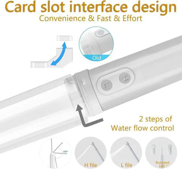 Alt view image 5 of 7 - Portable Travel Bidet by GUSTYLE, IPX6 Waterproof Electric Bidet Sprayer with Automatic Decompression Film and Nozzle 180 Degree Adjustment Perfect for Baby Wash, Personal Care, Disability, Traveling,