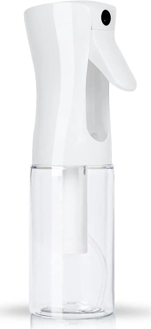 Main image of Continuous Hair Plant Mister Spray Bottle Fine Empty Small Mist Spray Bottles Mist Sprayer Water Alcohol Cleaning Spray Mist Bottle for Curly Hair Styling Products,Plants, 160ml(Clear)