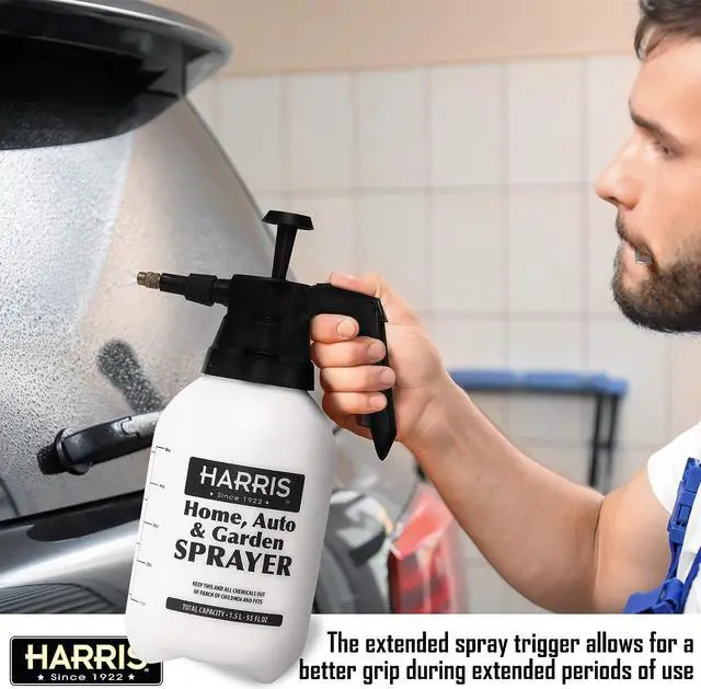 Alt view image 5 of 7 - HARRIS Continuous Hand Pump Pressure Sprayer for Home, Lawn, Garden, Car Detailing and More, 1.5L
