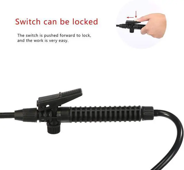 Alt view image 7 of 7 - Lawn and Garden Portable Sprayer 1.3 Gallon (5L) - Pump Pressure Sprayer Includes Shoulder Strap