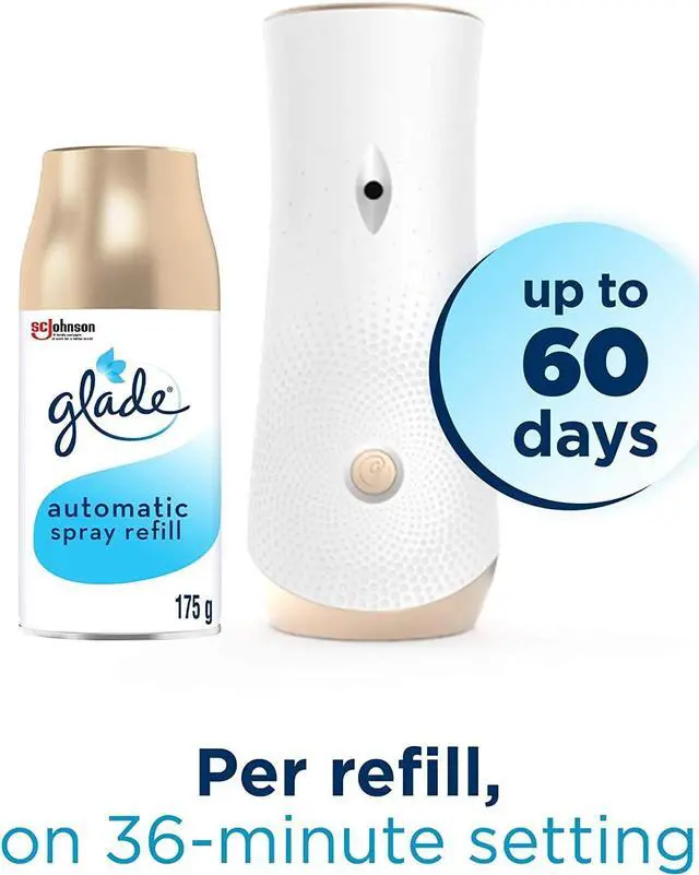 Alt view image 2 of 7 - Glade Automatic Air Freshener Room Spray and Odor Eliminator, Fights Tough Odors, Hawaiian Breeze, 4 Refills