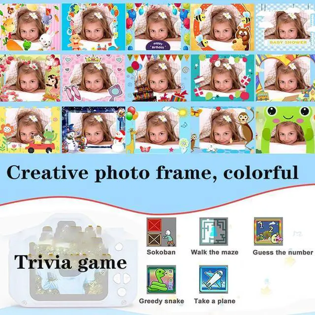 Alt view image 3 of 6 - Internet Celebrity Children's Digital Camera (Blue)