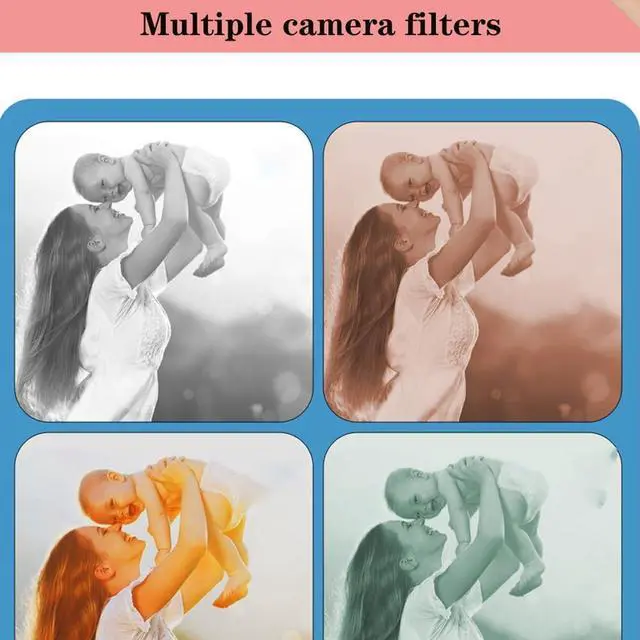 Alt view image 2 of 6 - Internet Celebrity Children's Digital Camera (Blue)