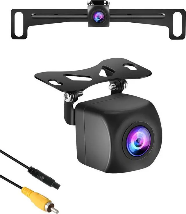 Main image of Upgraded Backup Camera Back up Cameras for Cars Rear View Camera 140° Wide Angle CVBS | AHD Backup Camera for Car Starlight Night Vision HD IP69 Waterproof Reverse License Plate Camera