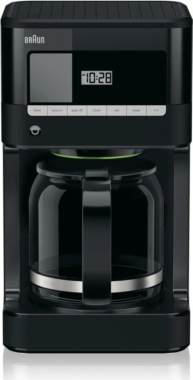 Alt view image 2 of 7 - Braun BrewSense Drip Coffee Maker - 12 Cup - KF7000BK, Black